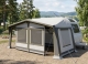 All Season PVC Poled Full Caravan Awning Size 750-1150 